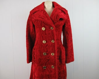 NEW Vintage Inspired Cheetah Animal Print Jacket 60s Mod A line Leopard Fur Teddy Bear Winter Coat Overcoat Women s Clothing Express XS NWT Etsy UK