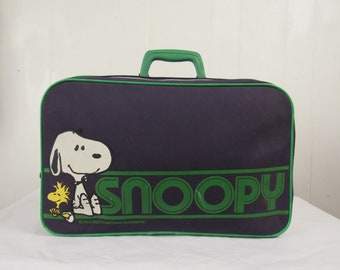 vintage snoopy suitcase