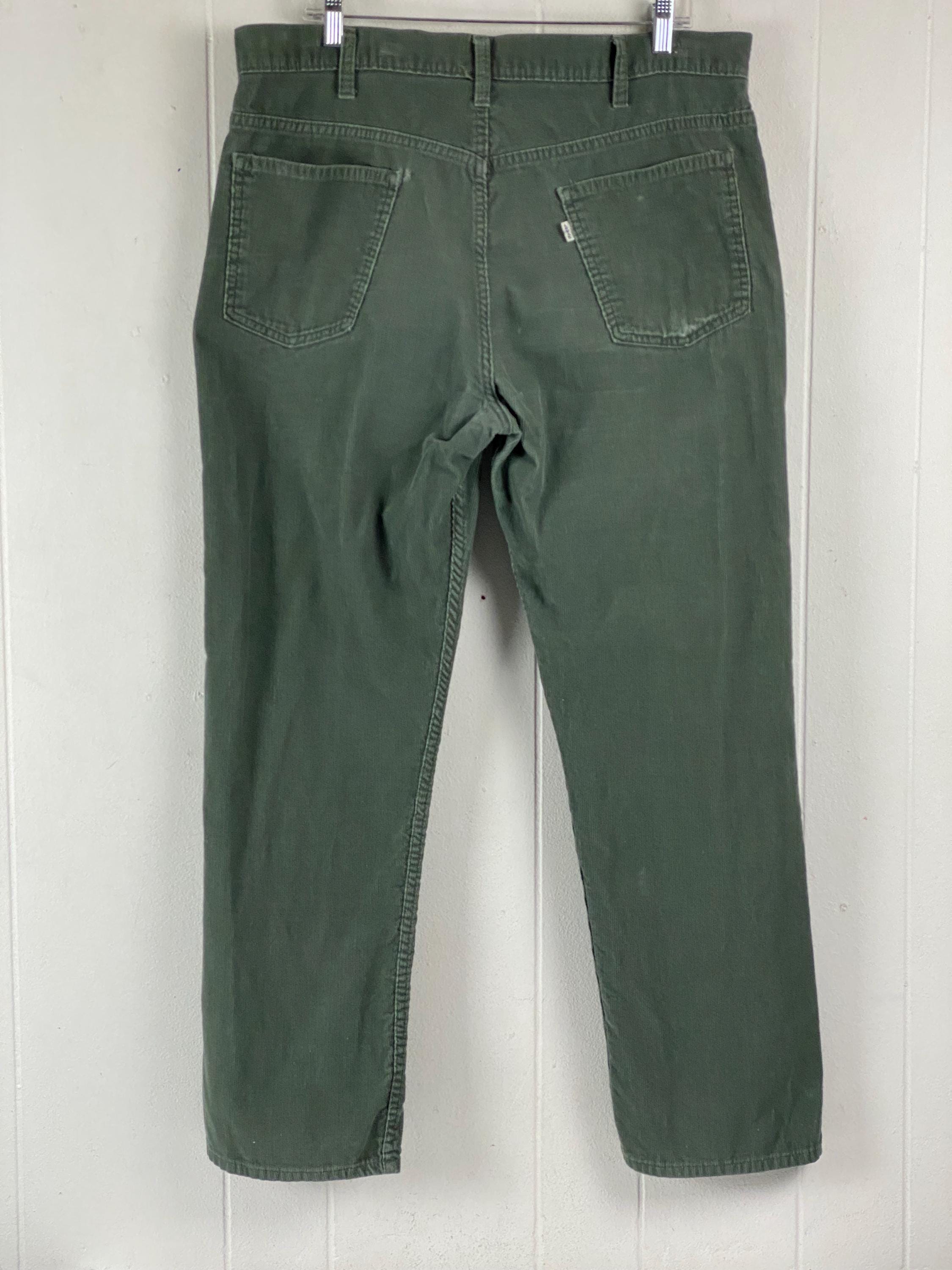 パンツ 80s levi's 519 Corduroy Mos-green 80s levi's 519 Corduroy Mos-green