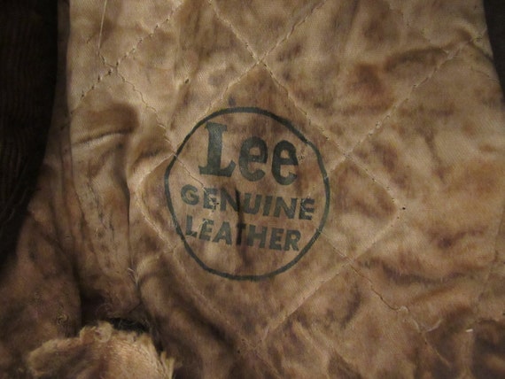 Vintage hat, Lee hat, 1950s hat, leather hat, hun… - image 1