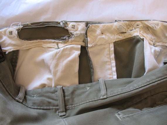 Vintage pants, hunting pants, 1960s pants, cotton… - image 8