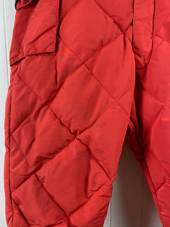 Vintage down filled pants, Eddie Bauer pants, 1960s p… Gem