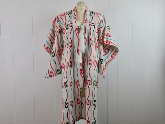 Vintage kimono, cotton kimono, 1960s kimono, kimon