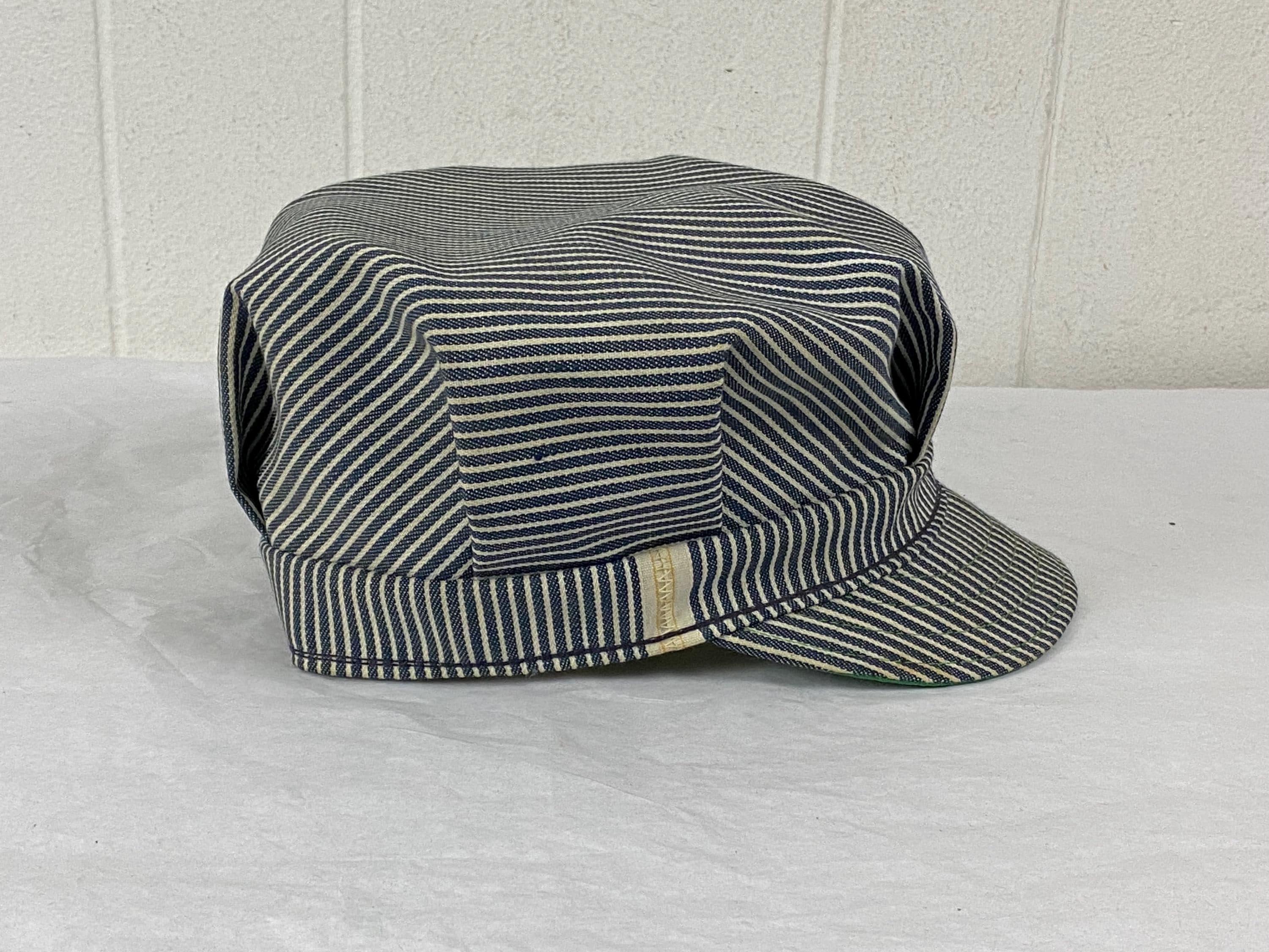 Vintage Cap, Size 7 1/4, 1960s Engineer Cap, Kromer Klean Kloth