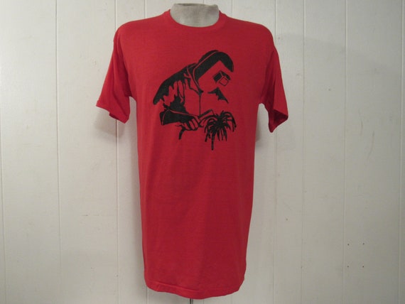 Vintage t-shirt, 1980s t shirt, welder t shirt, w… - image 2