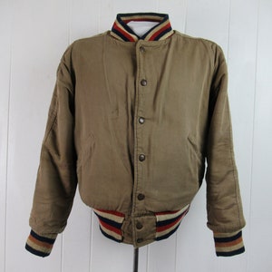 VINTAGE JACKET, 1940s jacket, stadium jacket, basketball jacket, reversible, Gordon Local 12, vintage clothing, size medium image 6
