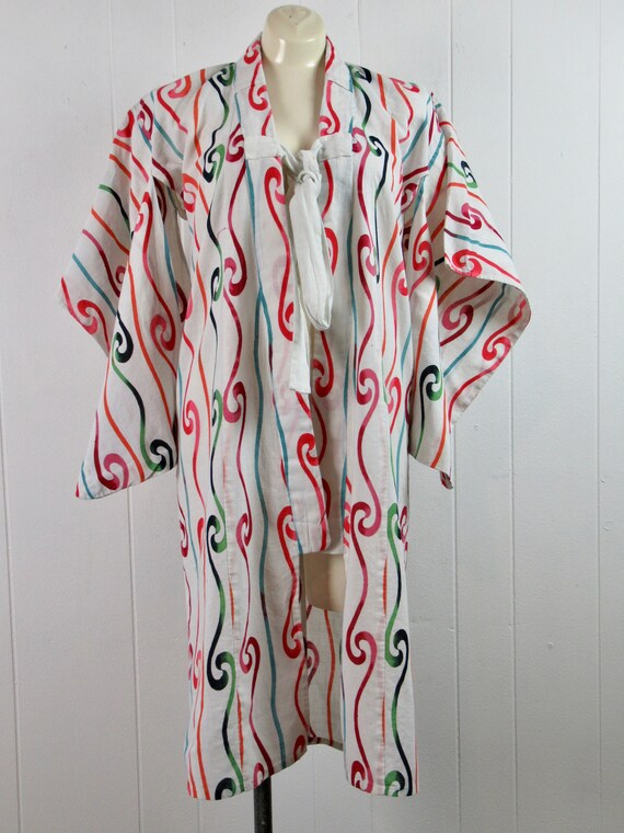 Vintage kimono, cotton kimono, 1960s kimono, kimo… - image 3