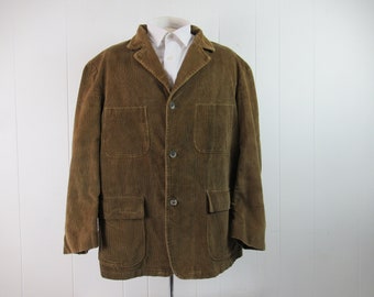 Vintage jacket, Sweet Orr jacket, 1950s jacket, corduroy jacket, vintage clothing, size XL