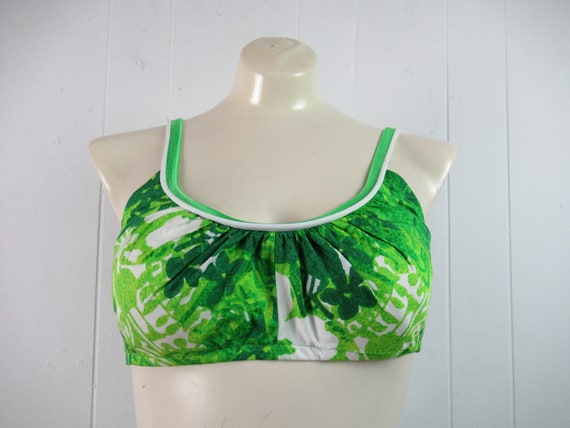 Vintage swimsuit, vintage bikini, 1960s 2 piece b… - image 2