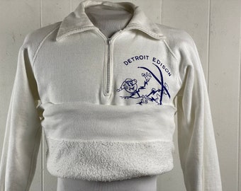 Vintage 1960s Cotton Pullover Short Sleeve Gym Athletic