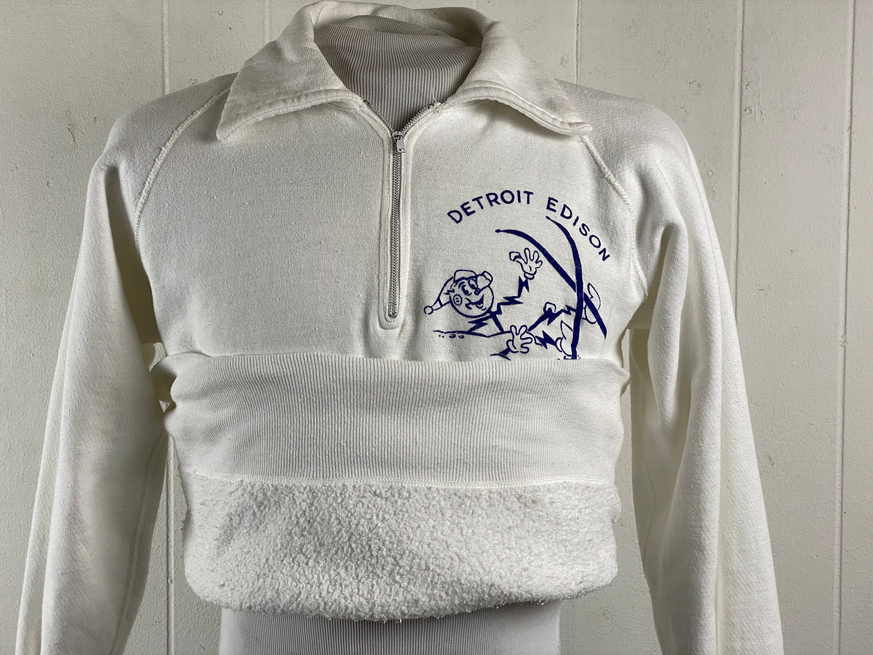 Vintage Sweatshirt, 1940s Sweatshirt, Reddy Kilowatt Vintage Sweatshirt, 1940s Sweatshirt, Reddy Kilowatt