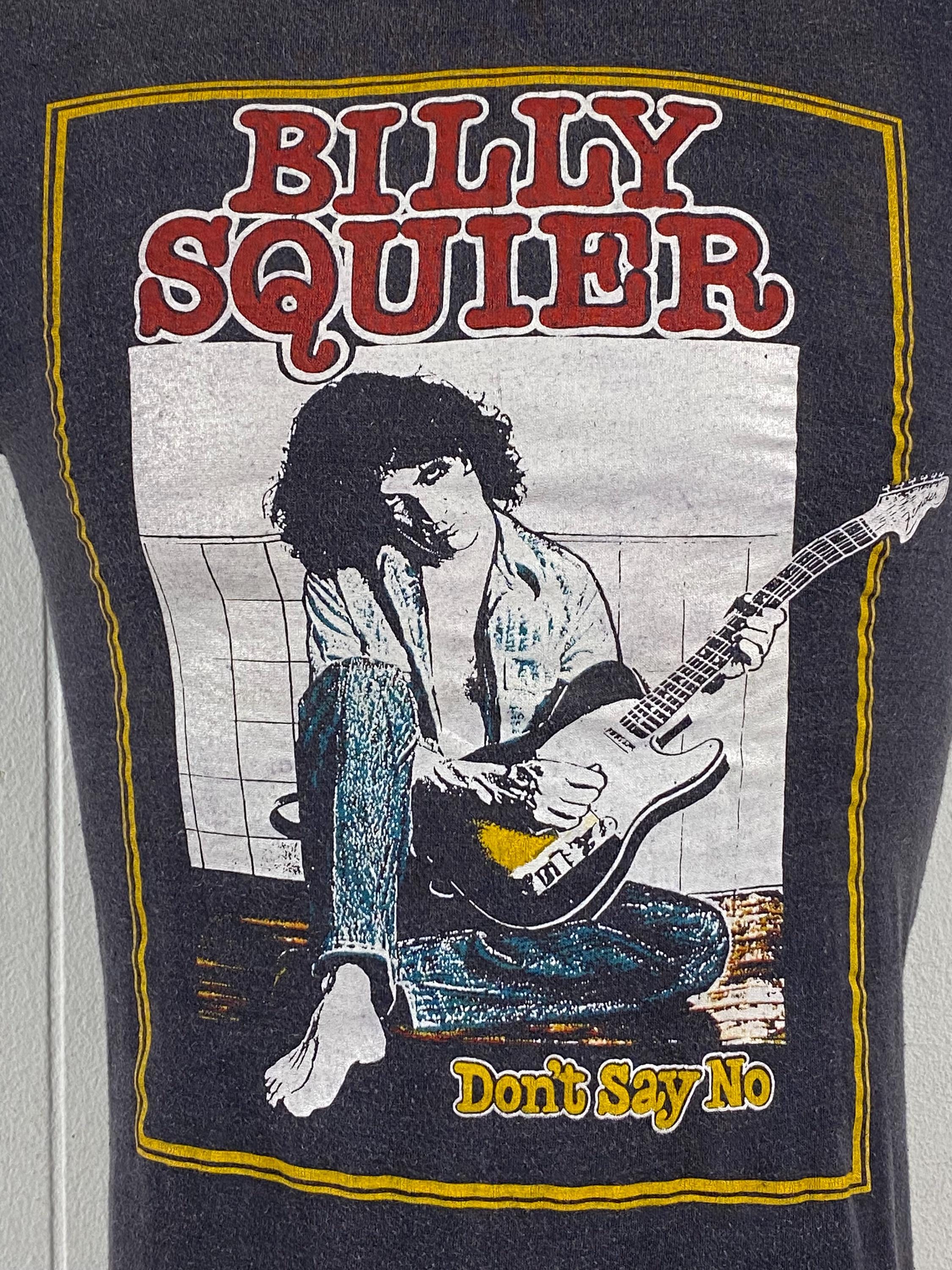 1980s Tour T Shirt, Size Small, Billy Squire World Tour 81 T Shirt 
