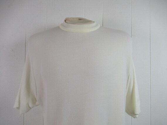 Vintage shirt, 1960s shirt, Ban Lon shirt, white s