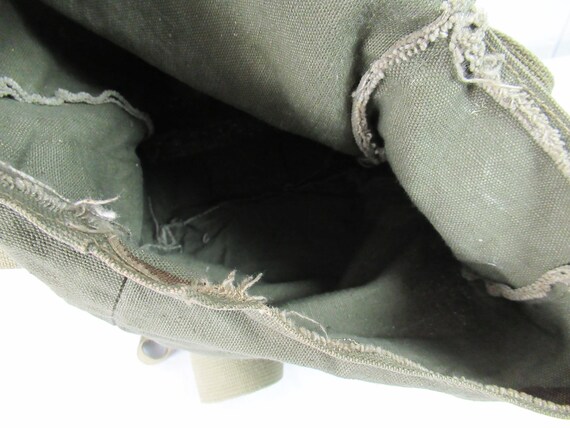 Vintage Bag, 1940s Bag, Shoulder Bag, Canvas Bag, Small Bag