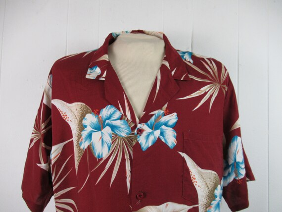 Vintage shirt, 1980s shirt, Rayon shirt, Hawaiian… - image 2