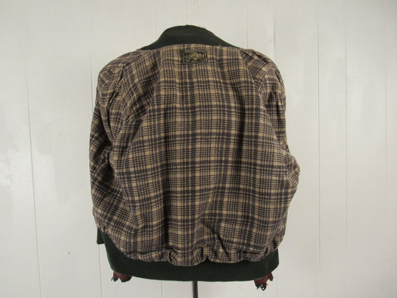 Vintage jacket, 1940s jacket, cotton flannel jack… - image 7