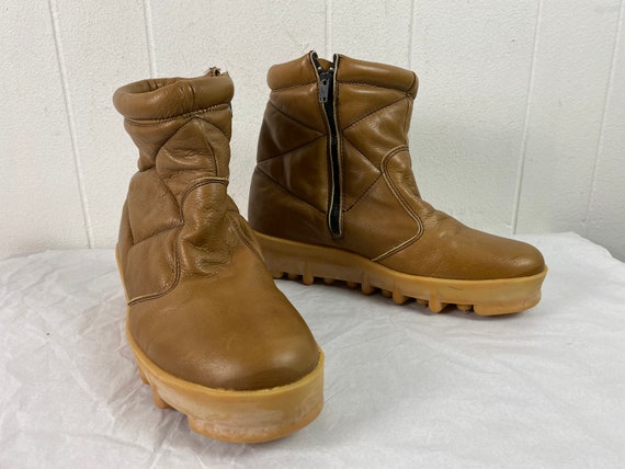 Vintage boots, Clarks boots, boots size 10, tan l… - image 3