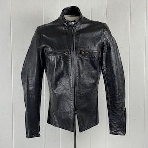1950s Buco J-100 Vintage Leather Motorcycle Jacket Cafe 1950s Buco J-100 Vintage Leather Motorcycle Jacket Cafe
