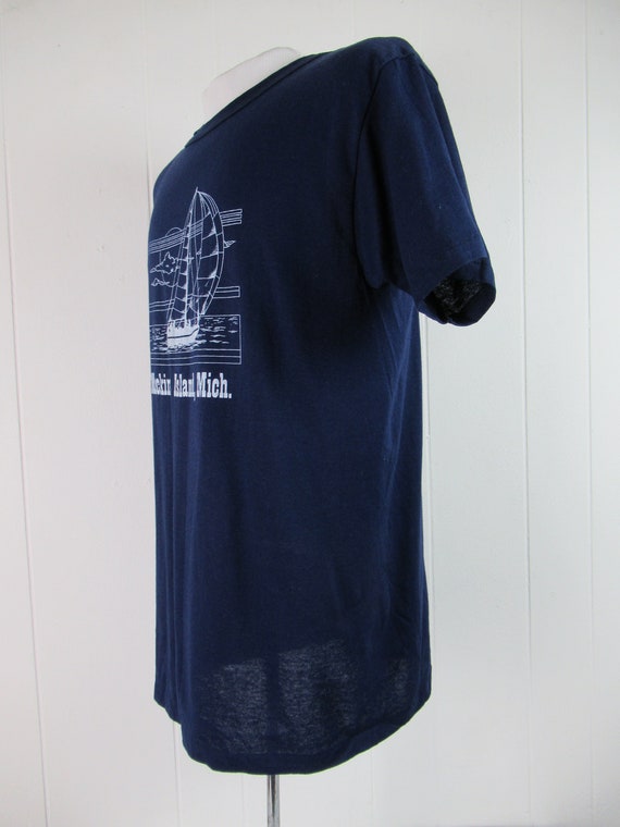 Vintage t shirt, 1980s t shirt, Mackinac Island t… - image 3