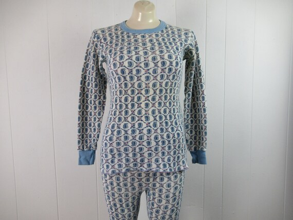 Vintage underwear, long underwear, cotton shirt an