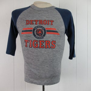 Vintage t shirt, 1980s t shirt, Detroit Tigers jersey, baseball shirt, MLB, Detroit t shirt, vintage clothing, size small