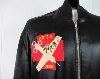 【Beetle】50s souvenir jacket 50s USAF Morocco Souvenir Jacket 🐍 Here's an amazing old