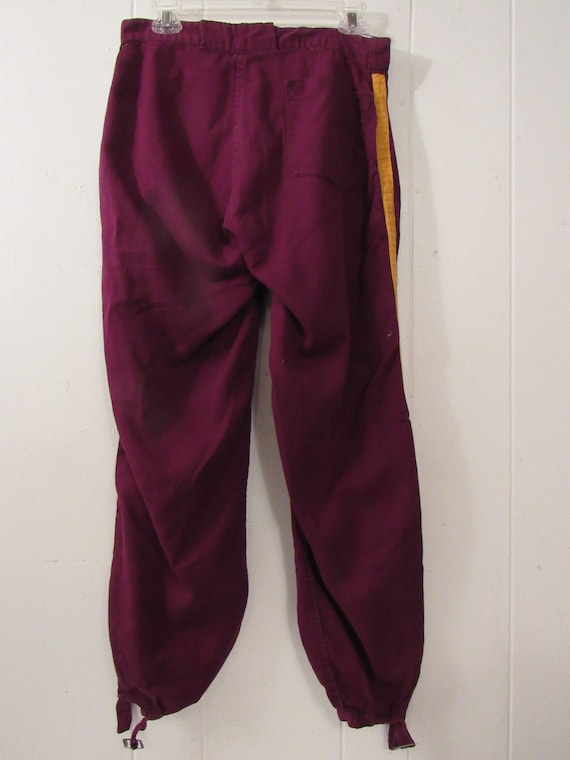 Pantalon vintage de baseball, uniforme vintage, pantalon de baseball, uniforme baseball uniforme, uniforme baseball, des années 1940, Texas Oil, Bethel Luth, moyenne 30 Pantalon vintage de baseball, uniforme vintage, pantalon de baseball, uniforme baseball uniforme, uniforme baseball, des années 1940, Texas Oil, Bethel Luth, moyenne 30
