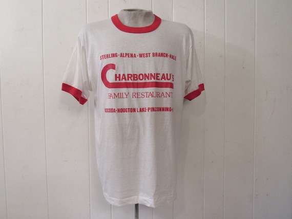 Vintage t-shirt, 1980s t shirt, travel t shirt, Mi