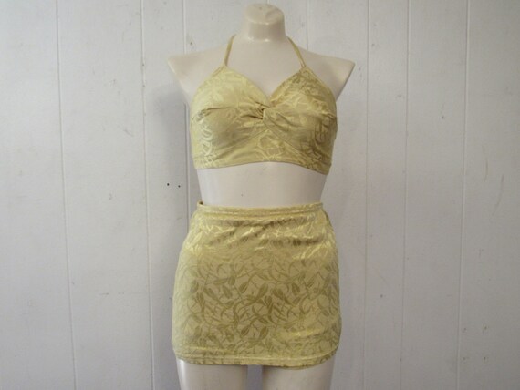 Vintage swimsuit, 1940s Bikini, pin up bikini, 2 p