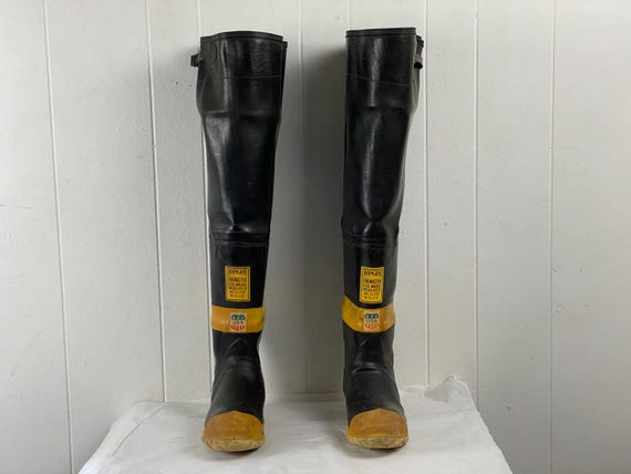 Black and Tan Pull-On vintage Ranger Firewalker firefighter boots Ranger Fire Boots | eBay main image 4