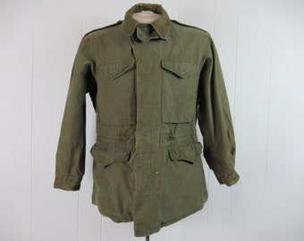 Vintage Jacket, Size Medium, Military Jacket, 1940s Jacket, Army