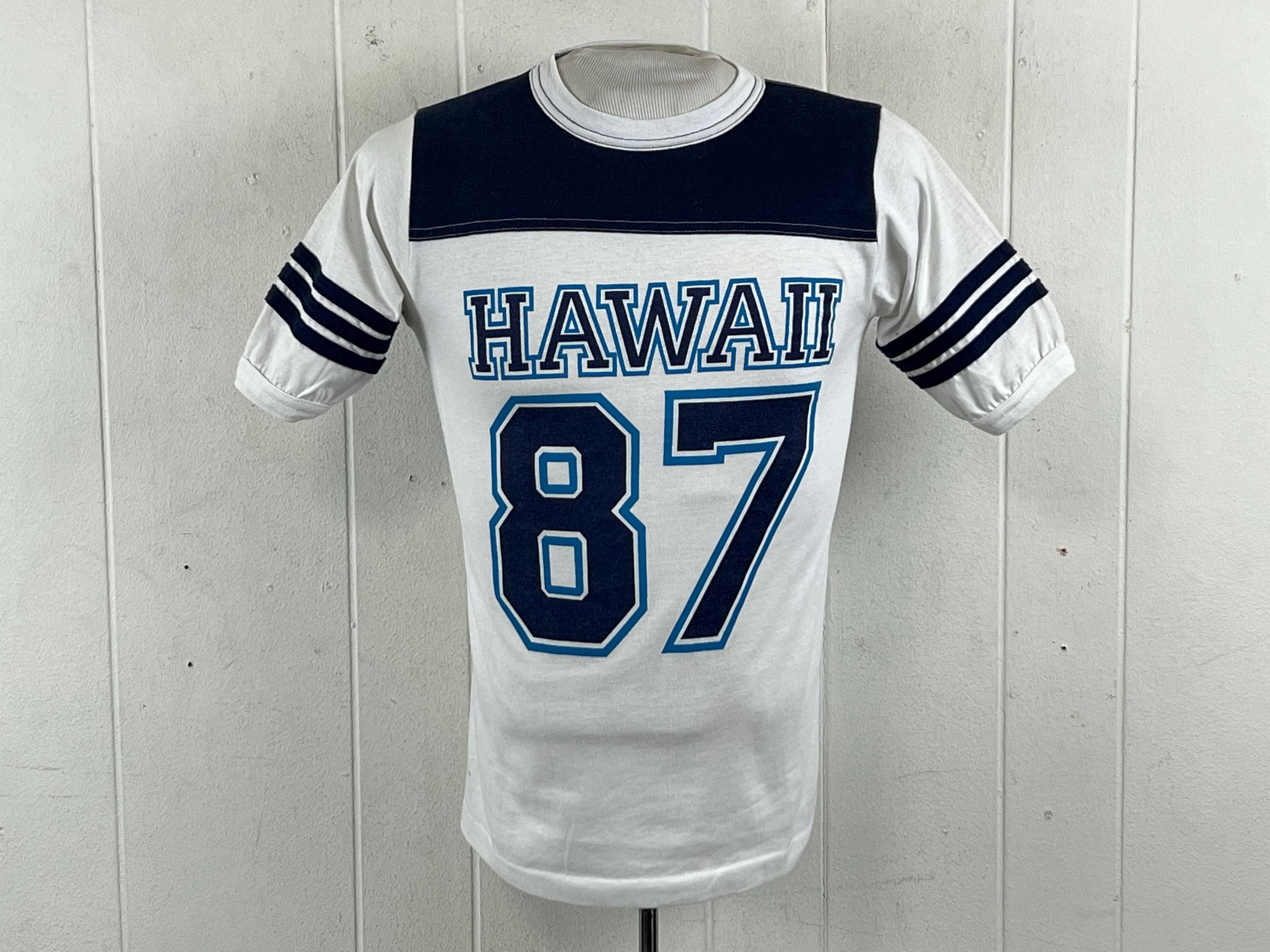 シャツ HAWAII 87 Football T-shirt Hawaii 87 Shirt - Etsy