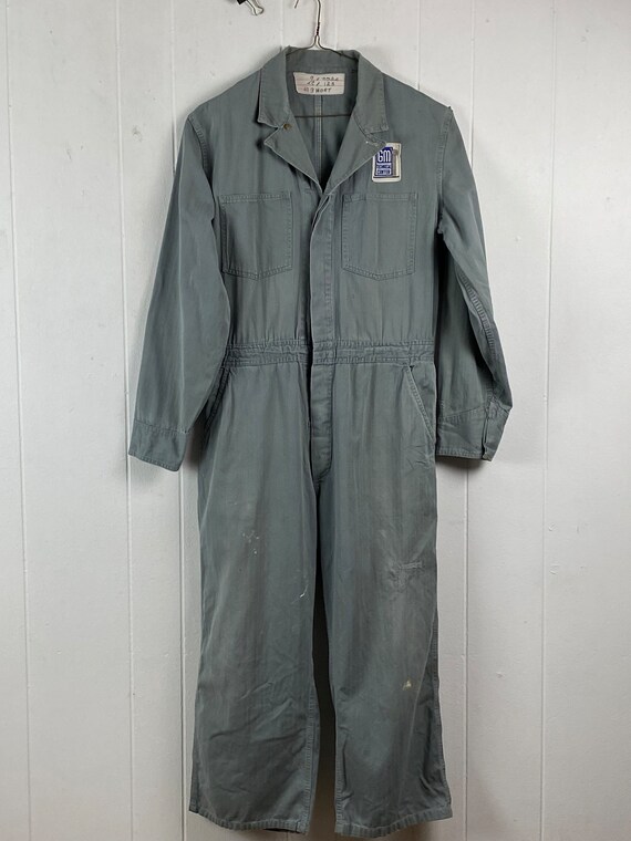 Vintage coveralls, vintage workwear, 1950s covera… - image 2