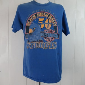 Vintage t shirt, Harley t shirt, biker t shirt, motorcycle t shirt, Sturgis t shirt, Sturgis Black Hills, vintage clothing, size large