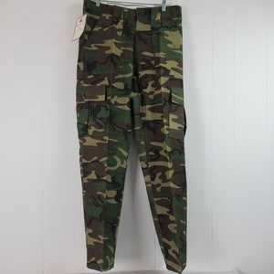 Vintage pants, Kmart pants,  1960s pants, Camo pants, hunting pants, Cargo pants, cotton pants, vintage clothing, 35 x 32, NOS