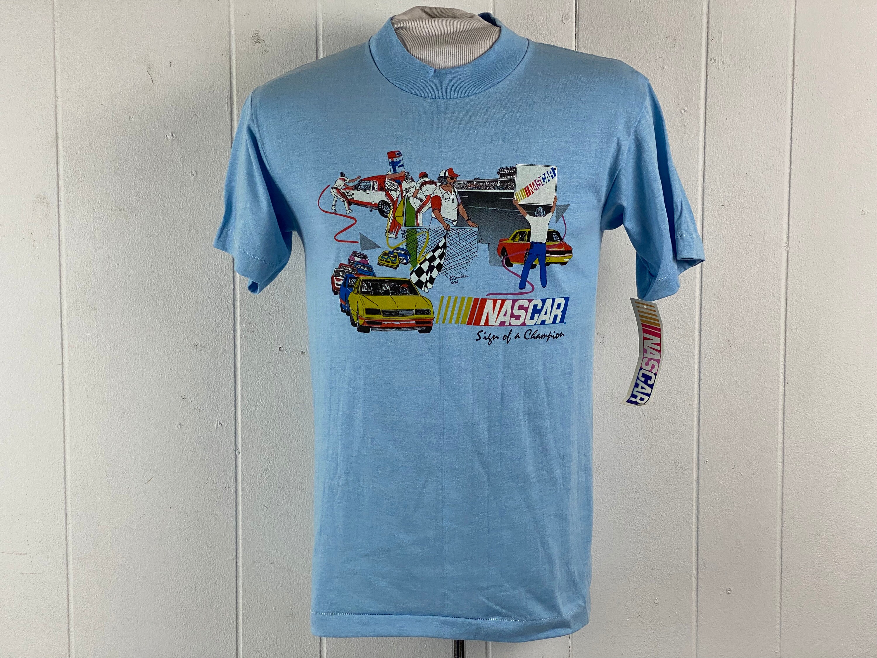 80s 90s TEAM K&N Racing ブラウン Tシャツ USA製