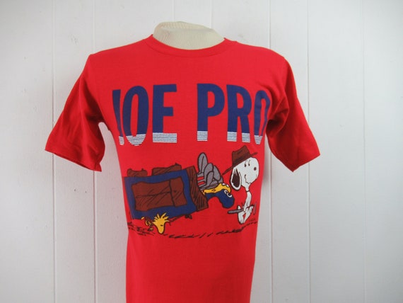 Vintage t shirt, Snoopy t shirt, Joe Pro, Peanuts… - image 1