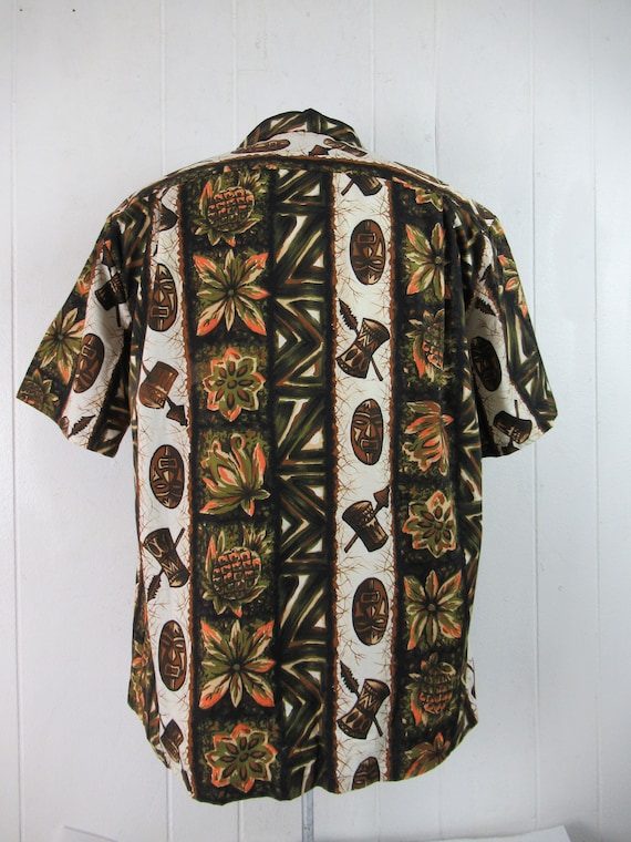 Vintage shirt, Hawaiian shirt, 1960s shirt, tiki … - image 4