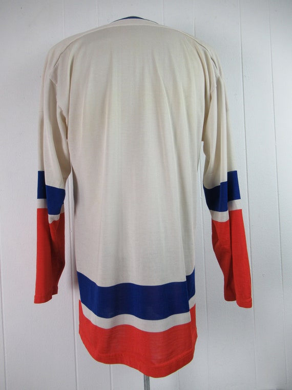 Vintage shirt, hockey shirt, 1970s hockey jersey,… - image 8