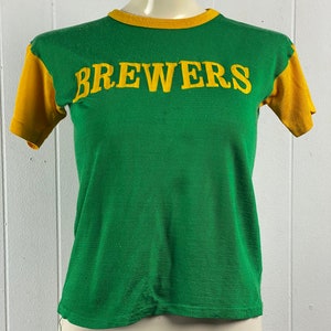 Vintage t shirt, size medium, 1960s t shirt, baseball t shirt, Brewers t shirt, Bundy Insurance t shirt, Mason t shirt, vintage clothing image 7