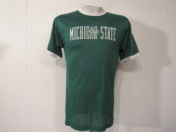 Vintage t shirt, 1970s t shirt, Michigan State t-… - image 1