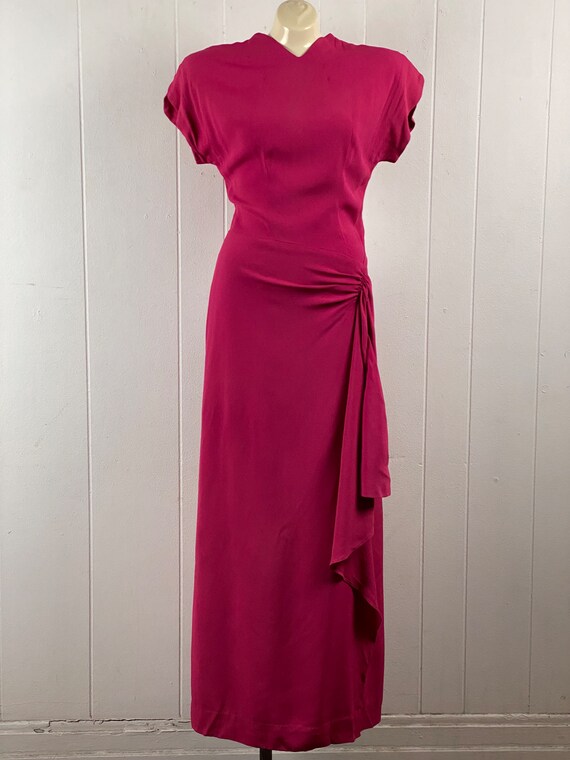 Vintage dress, size medium, 1930s dress, 1940s dr… - image 2