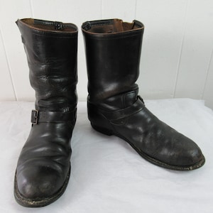 靴 Vintage Leather Studs Engineer Boots s-l1600.jpg