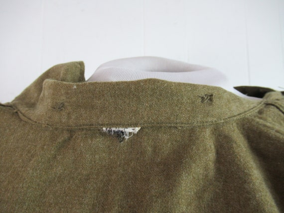 Vintage shirt, Army shirt, WWII shirt, military s… - image 8