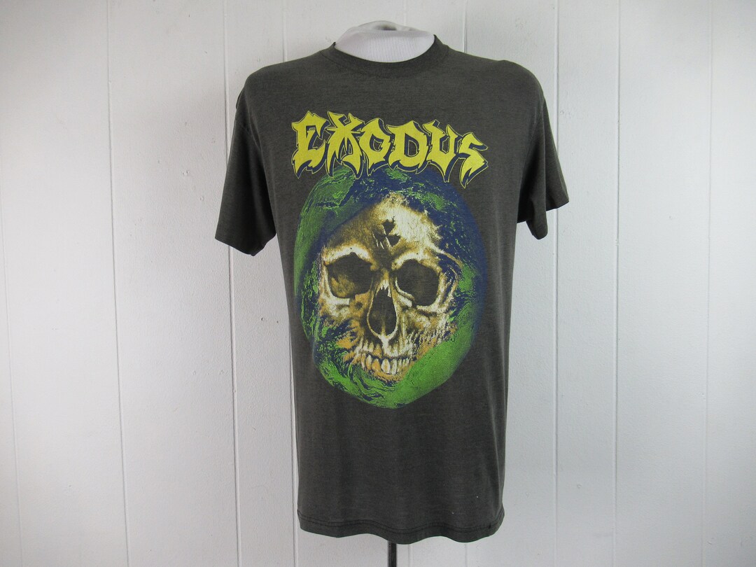 Vintage T Shirt Van Exodus T Shirt 1980s T Shirt Skull T - Etsy
