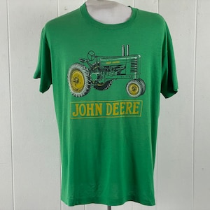 T-shirt vintage, taglia XL, t-shirt anni &#39;80, t-shirt John Deere, t-shirt trattore, t-shirt Farmer, t-shirt Screen Stars, abbigliamento vintage