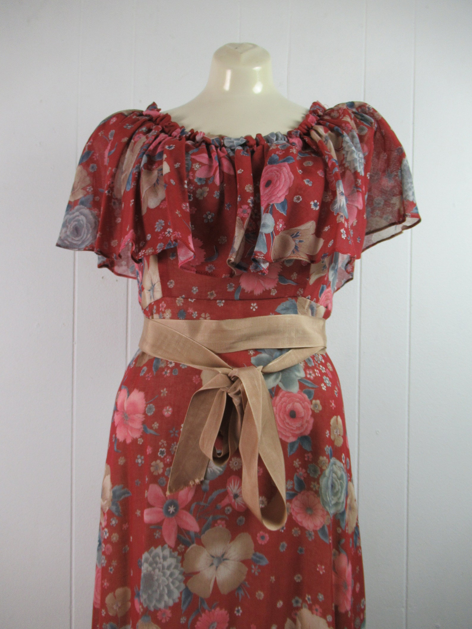 Robe vintage robe hippie robe des ann?�es 1970 robe fleurie - Etsy France