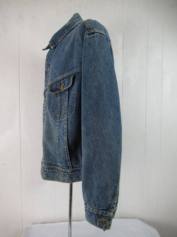 Vintage jacket, trucker jacket, denim jacket, 197… - image 6