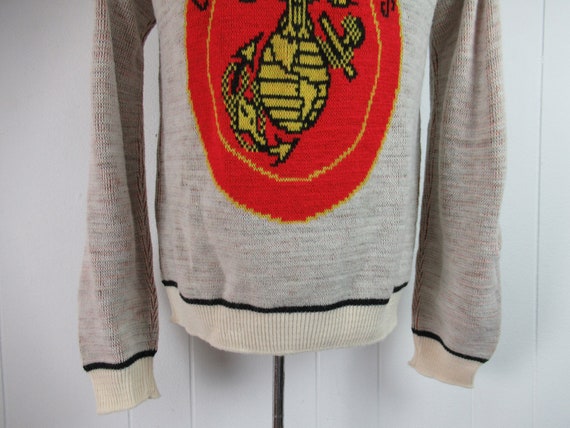 Vintage sweater, U.S.M.C. sweater, 1970s sweater,… - image 3