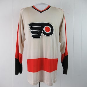 Vintage shirt, hockey shirt, 1970s hockey jersey, Philadelphia Flyers, 1970s shirt, vintage hockey, vintage clothing, size medium